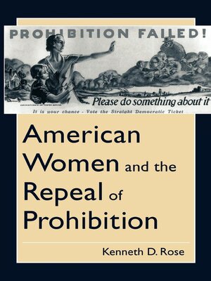 cover image of American Women and the Repeal of Prohibition